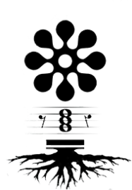 musical remedies logo with flower and scale